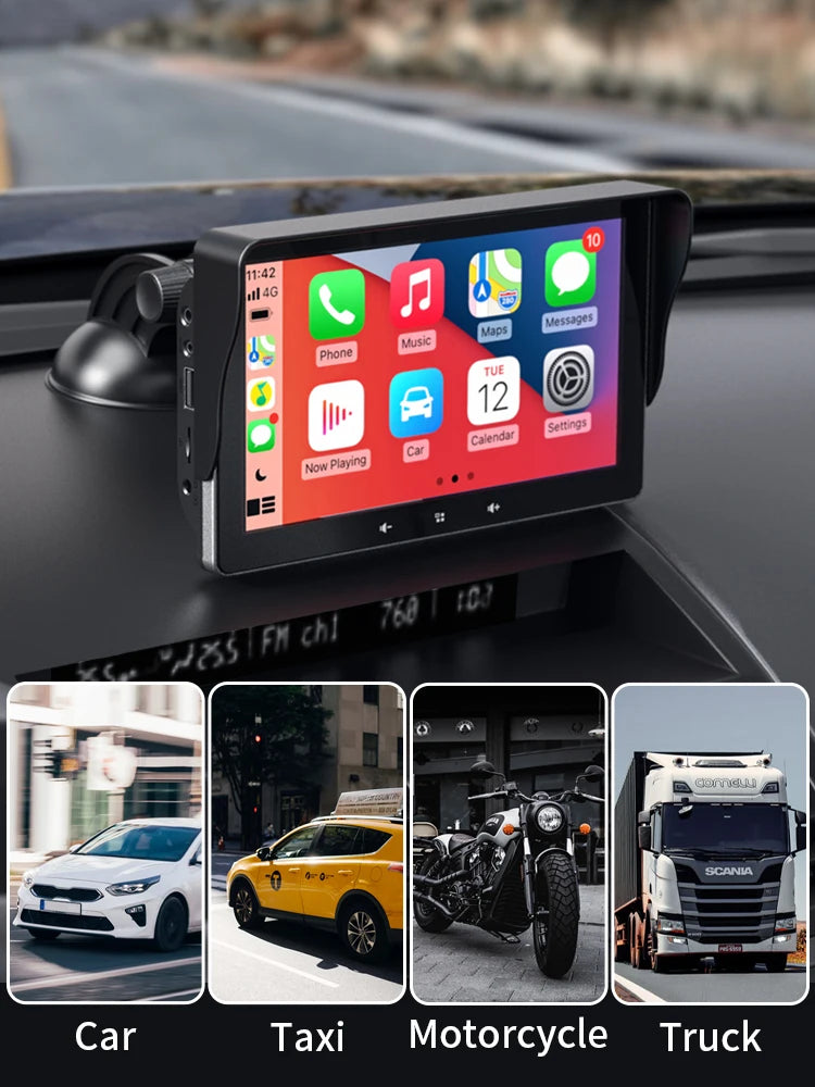 Autoradio 7" Universel – CarPlay & Android Auto Sans Fil