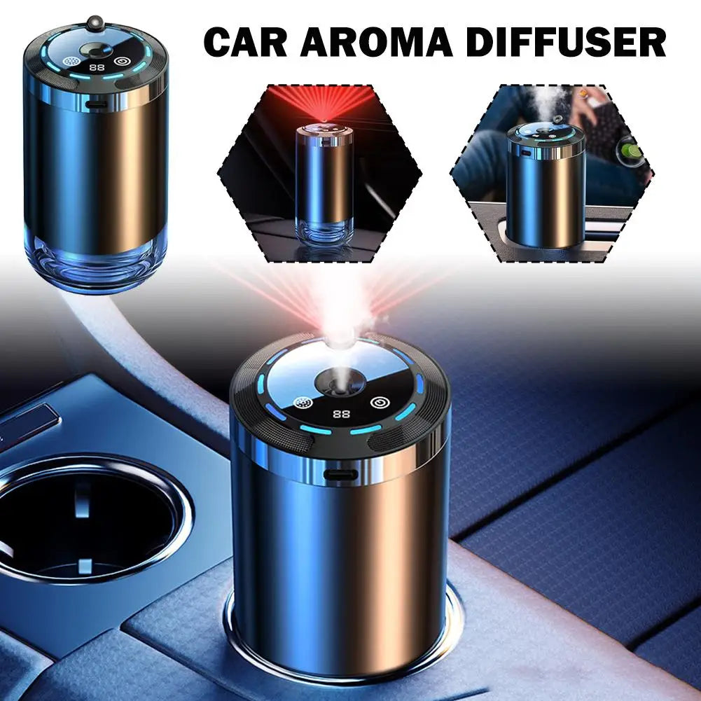 Diffuseur Aromathérapie Voiture – Humidificateur 5 Modes, Parfum & Air Frais