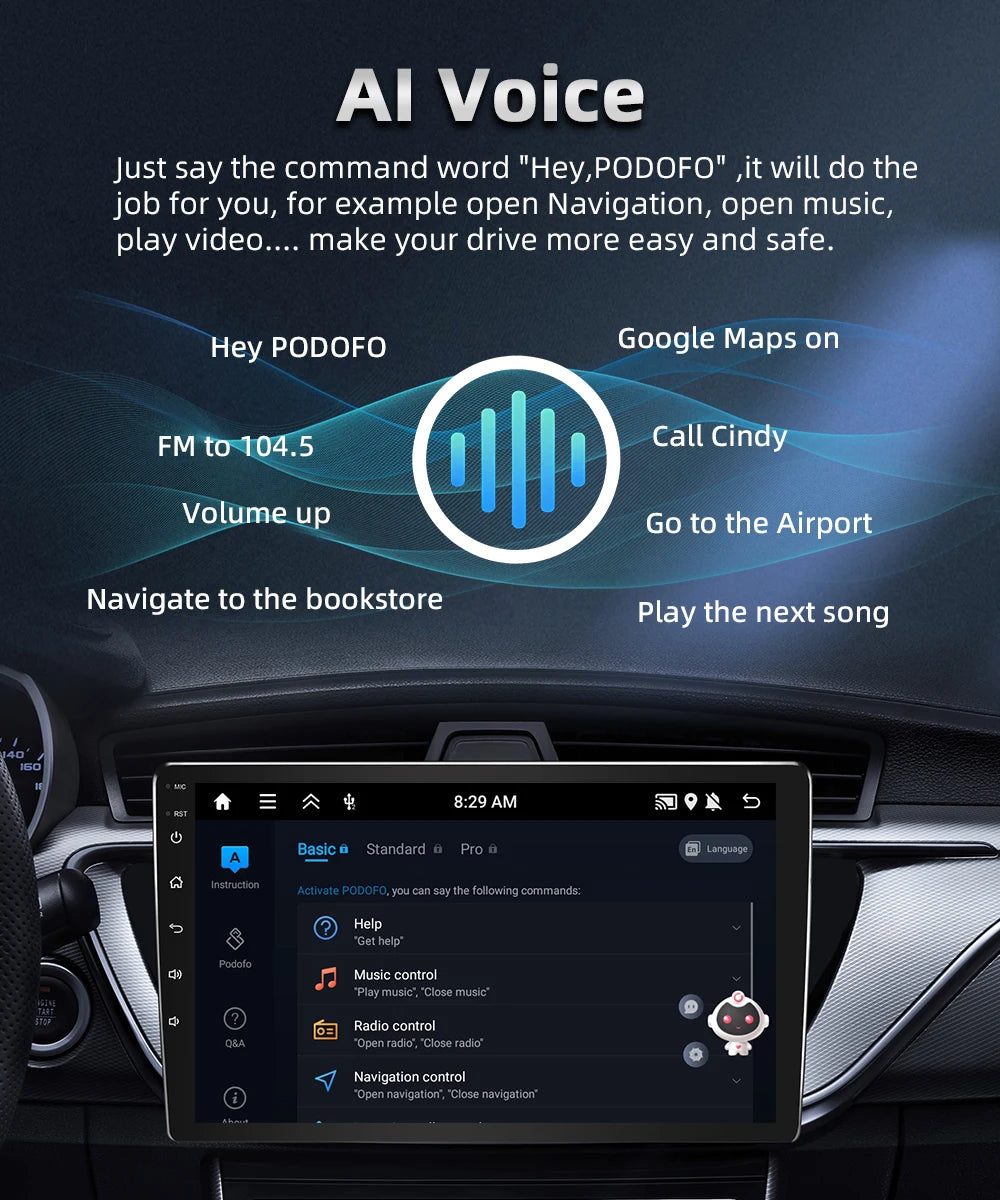 Autoradio Android 2 DIN – Renault Clio 3 (2005-2014) | CarPlay, GPS, WiFi