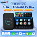 CarlinKit HDMI 5-en-1 Boîtier Android TV Adaptateur Sans Fil – Compatible Netflix, IPTV, Android Auto & CarPlay pour Autoradios