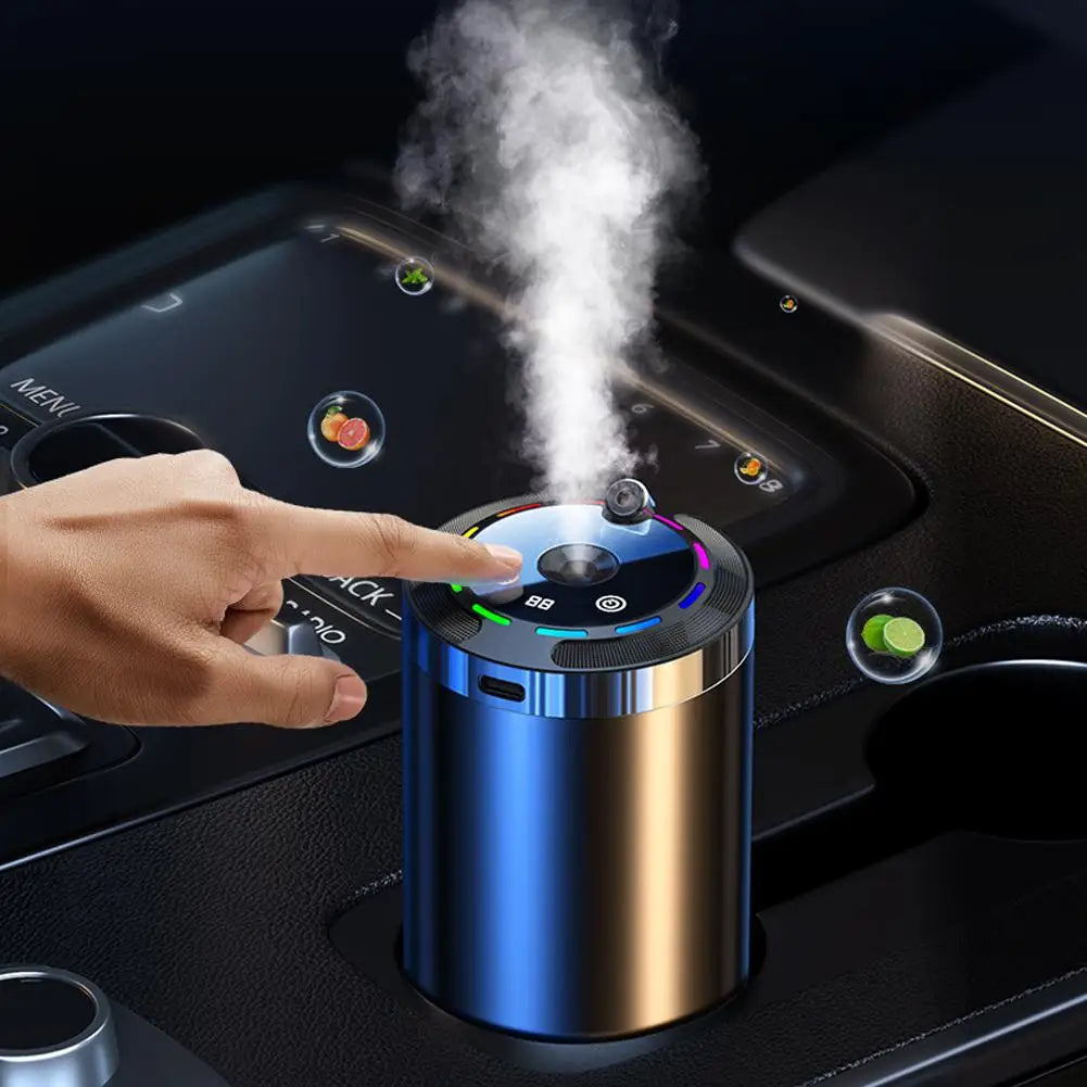 Diffuseur Aromathérapie Voiture – Humidificateur 5 Modes, Parfum & Air Frais