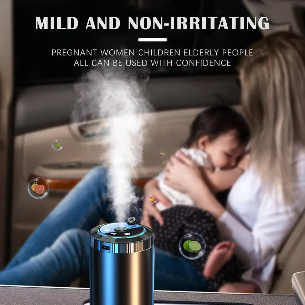 Diffuseur Aromathérapie Voiture – Humidificateur 5 Modes, Parfum & Air Frais