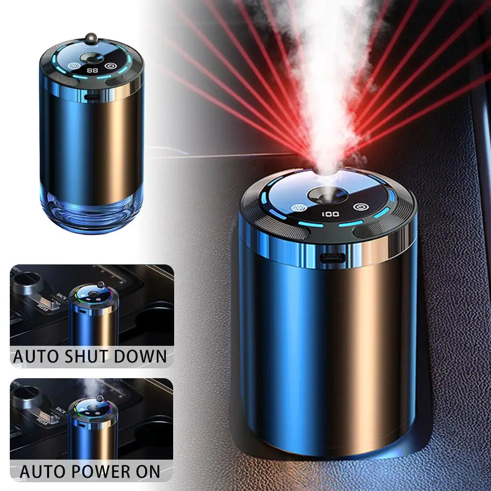 Diffuseur Aromathérapie Voiture – Humidificateur 5 Modes, Parfum & Air Frais