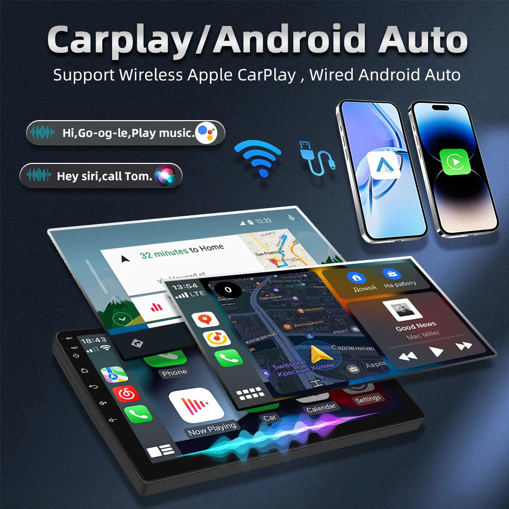 Autoradio Android 2 DIN – Renault Clio 3 (2005-2014) | CarPlay, GPS, WiFi